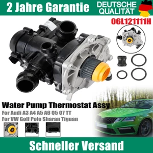 Kühlmittelregler & Wasserpumpe Audi A3 A4 B8 A5 A6 C7 Q5 8R VW Golf 1.8 2.0-TFSI - Bild 1 von 16