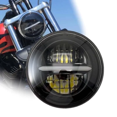 Faro LED DRLs de 5,75" 5-3/4/" para Indian Scout, Scout 60, Scout Bobber Foto 1 de 4