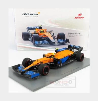 1:18 SPARK Mclaren F1 Mcl35L Mercedes M12 #4 Imola Italy Gp 2021 Norris 18S585 - Immagine 1 di 2
