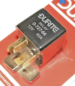 12 voltios 40 amperios 4 pines relé con diodo (diseño de terminal tipo A) Durite 0-727-64 - Imagen 1 de 6