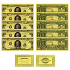 10Pcs Us 34Th President Dwight D. Eisenhower Gold Foil Banknotes Million Dollars