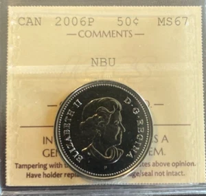 Canadá - 50 centavos - 2006P - NBU - Certificado ICCS - MS-67 - Imagen 1 de 3