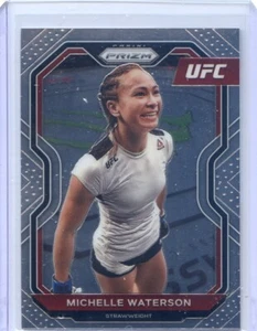 2021 Panini Prizm UFC MMA Base NO. 9 Michelle Waterson - Strawweight - Picture 1 of 3
