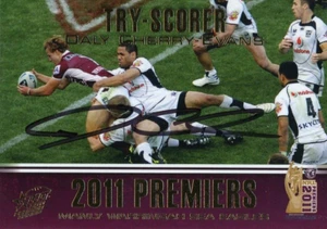 Signed 2011 Manly Sea Eagles NRL Premiers Series Select Card - Daly Cherry-Evans - Bild 1 von 3