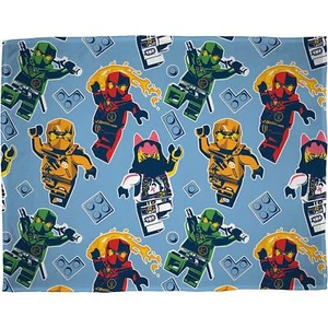 Officially Licensed Lego Ninjago Fleece Blanket Super Soft Warm True Design - Picture 1 of 3