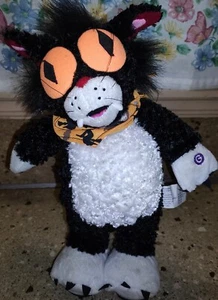 Gemmy Halloween Animated Dancing Black Cat Pitbulls I Know You Want Me Tested - Picture 1 of 5