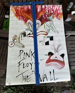 Giant 4 Ft. PINK FLOYD 'The Wall' Original 1979 Promo Poster 48x33" - Picture 1 of 4