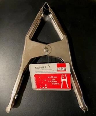 Bessey XM7-NPT 3" Steel Spring Clamp - Image 1 of 2