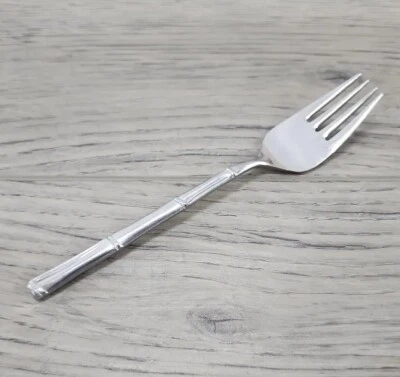National Stainless Flatware Escapade (Bamboo) Pattern Salad Fork- Discontinued - Image 1 of 4