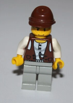 Lego Adventurers Dino Island Minifig Mike adv014 set 5987 5975 T-Rex Transport - Photo 1/2