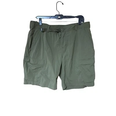 REI CO OP Nylon Army Green Outdoor  Hiking Shorts SEE DESCRIPTION FOR SIZE INFO - Image 1 of 4
