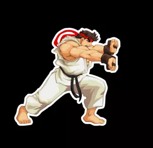 Street Fighter Ryu Sticker Aufkleber - Bild 1 von 1