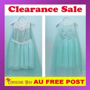 Clearance Sale Frozen Elsa Anna Queen Princess Girl Birthday Book Week Costume - Picture 1 of 22