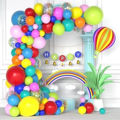 PANNU DESIGN 100X Globos Lisos 10" Feliz Cumpleaños Helio LÁTEX TEMA DECORACIÓN BODA GLOBOS