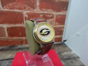 Bulova Sportstime Georgia Brown Leather Watch Not Tested - Picture 1 of 7