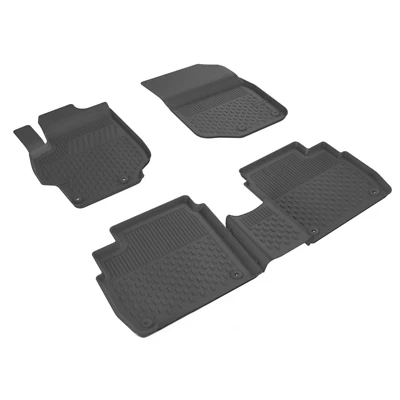Floor Mats fits Peugeot 301 2012-2024 | Custom Fit Floor Liner Cars Black - Image 1 of 4