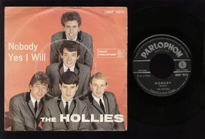 7" HOLLIES YES I WILL / NOBODY QMSP 16375 ORIGINAL 1965 MADE IN ITALY PARLOPHON - Picture 1 of 1