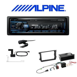 Alpine 1-DIN Autoradio DAB+ Bluetooth mit Einbauset für Skoda Roomster Praktik - Bild 1 von 5