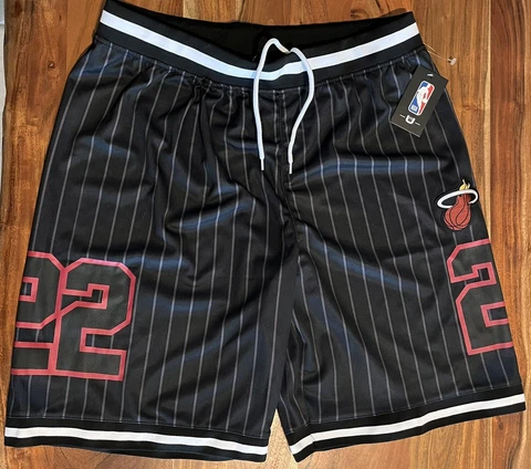 Miami Heat NBA Apparel Shorts, XL, JIMMY BUTLER #22, NWT Miami Heat NBA Apparel Cover