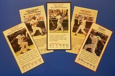 1992-1996 MLB All Star Game Program Inserts (5) Tony Gwynn - Centered Beauties!