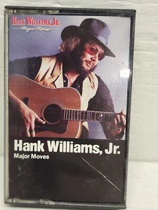 Major Moves by Hank Williams, Jr. Cassette, 1986 PolyGram Records Very Good Cond - Picture 1 of 9