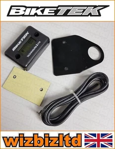 BikeTek Motorbike Engine Hour Running Meter and Rev Counter (Tacho Meter) MTR004 - Picture 1 of 10
