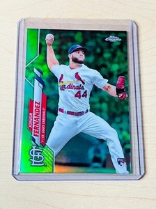 2020 Junior Fernandez Topps Chrome #162 Green Refractor Rookie RC 39/99 - Picture 1 of 2