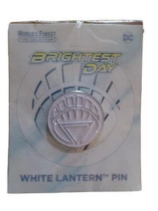White Lantern Brightest Day Blackest Night DC Comics World's Finest Lapel Pin - Picture 1 of 3