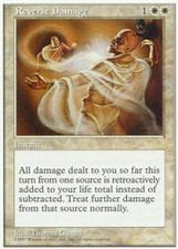 Reverse Damage ~ Heavily Played 5th Edition Fifth MTG Magic UltimateMTG White Ca