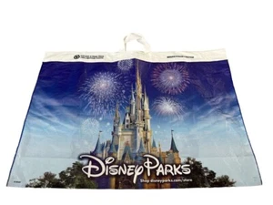 Disney Parks Castle WDW Plastic Retail Shopping Bag Large Holiday Gifts  - Picture 1 of 1
