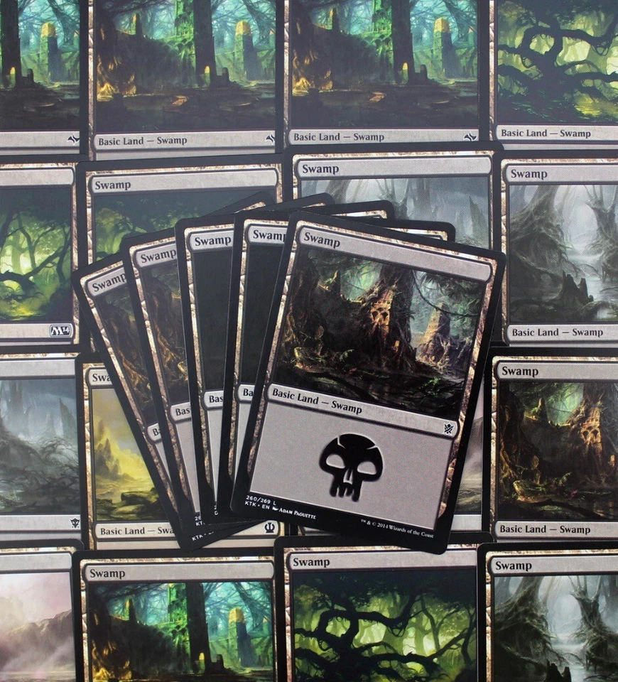 MTG Basic Land Pack (Magic The Gathering) - 25 Basic Swamps - Image 1 of 1