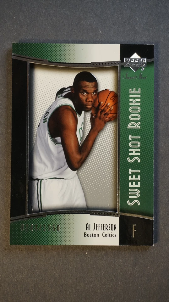 2004 Upper Deck Sweet Shot  #112 Al Jefferson  RC, SN1250 - Image 1 of 2