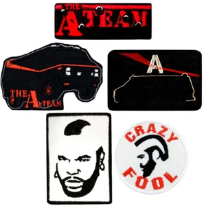 Parches bordados The A-Team programa de televisión retro de los 80 Mr T BA Baracus Van Crazy Fool - Imagen 1 de 1