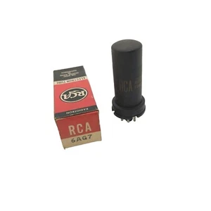  Tubo de vacío RCA vintage metal 6AG7 válvula nuevo en caja tubo amplificador de radio - Imagen 1 de 3