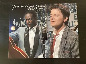 Harry Waters Jr. signed 8x10 Foto Back To The Future HANDSIGNIERT Marvin Berry - Bild 1 von 2