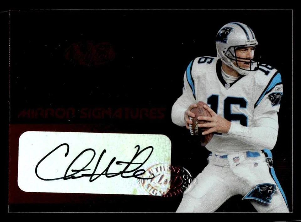 Chris Weinke 2002 Leaf Certified #MS-13 Mirror Red Signatures 34/50 - Image 1 of 2