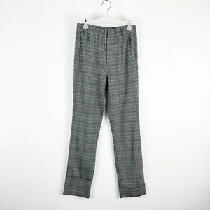 John Galt Brandy Melville Pants Tilden Gray Glen Plaid Check High Rise Cropped - Picture 1 of 19