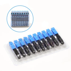 50 Stück SC UPC Schnellverbinder Embedded Connector FTTH Werkzeug Cold Fast Connector - Bild 1 von 5