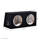 10" inch MDF Double / Twin Black Sealed Sub Subwoofer Empty Enclosure Bass Box