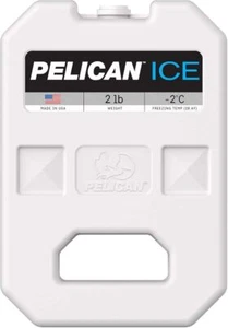 Pelican 2 Lb Reusable Ice Pack for Coolers, White Container #PI-2LB-BLU - Picture 1 of 8