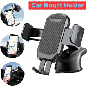 For Apple iPhone SE 2nd 3rd 2022 Car CellPhone Holder Mount Dashboard Windshield - Picture 1 of 13