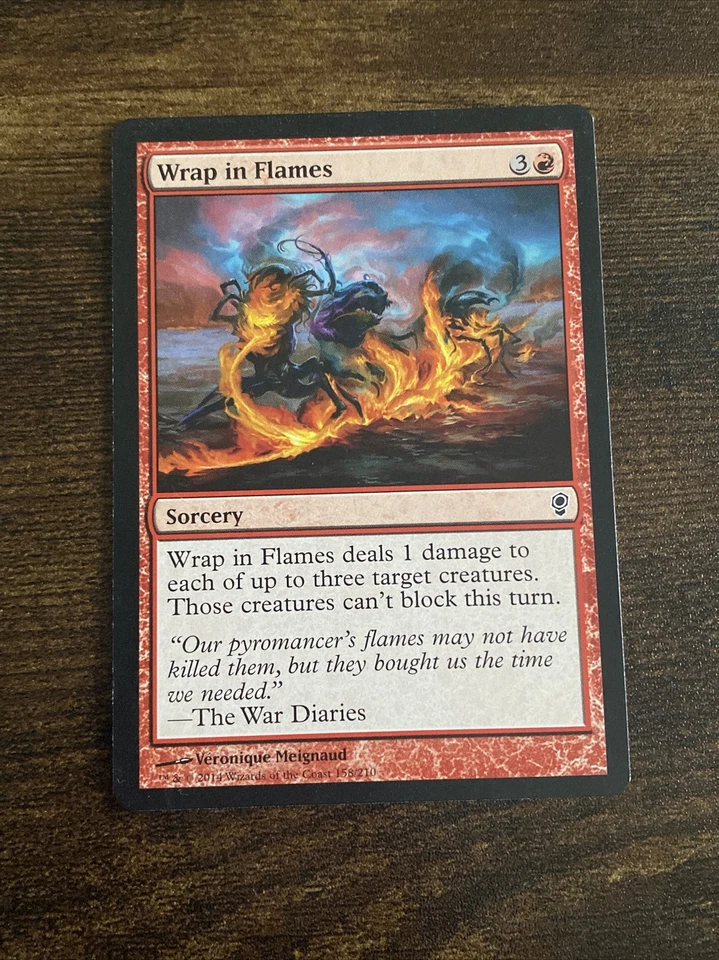 Wrap in Flames (158) Conspiracy MTG Magic The Gathering D7456* - Image 1 of 1