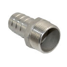 MALE NPT Thread Pipe Fitting to Barb Hose Tail End Connector Stainless Steel 304