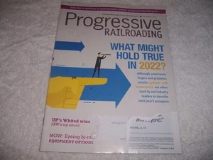 Progressive Railroading Magazine December 2021 trains - Picture 1 of 2