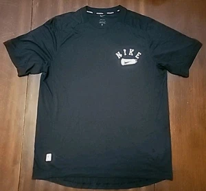 Camisa Nike Hombres Grande Negra Béisbol Dri-FIT Manga Corta Cuello Redondo Exterior - Imagen 1 de 6