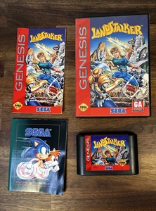 Landstalker (Sega Genesis, 1993) CIB completo auténtico manual, póster, juego - Imagen 1 de 14