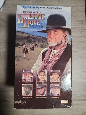 Return to Lonesome Dove Parts 1-4 VHS 1993 4 Tape Box Set  - Image 1 of 3