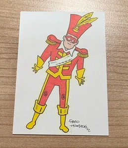 Fred Hembeck Sketchkarte - Der Vagabundenprinz 1/1 Schwarze Katze Kirby Simon - Bild 1 von 2