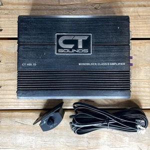 Used CT Sounds CT-400.1D 400 Watts RMS Monoblock Car Audio Amplifier - Picture 1 of 4