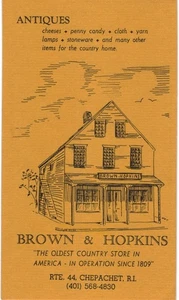 Chepachet Brown & Hopkins Antiquitäten Landhausladen 1960 RI  - Bild 1 von 2